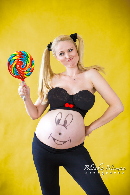 Fotografia ciążowa wesoło Blanka Nicman